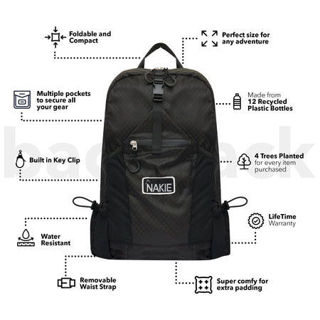 Faltbarer Rucksack - 30L