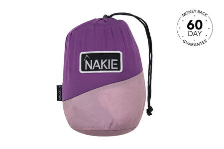 Mulberry Purple - Recycelte Hängematte mit Riemen