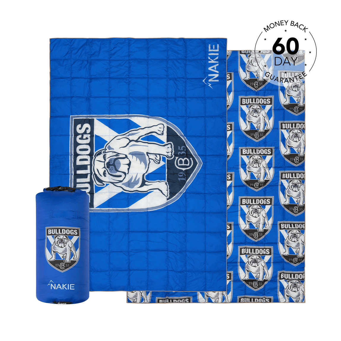 Bulldogs - NRL Sustainable Down Puffy Blanket