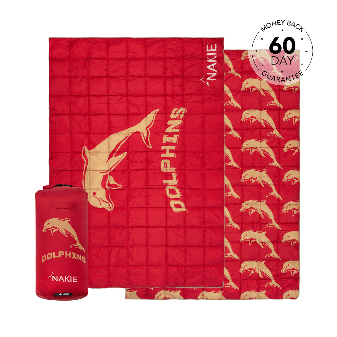 Dolphins - NRL Sustainable Down Puffy Blanket