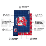 Roosters - NRL Sustainable Down Puffy Blanket preview #3