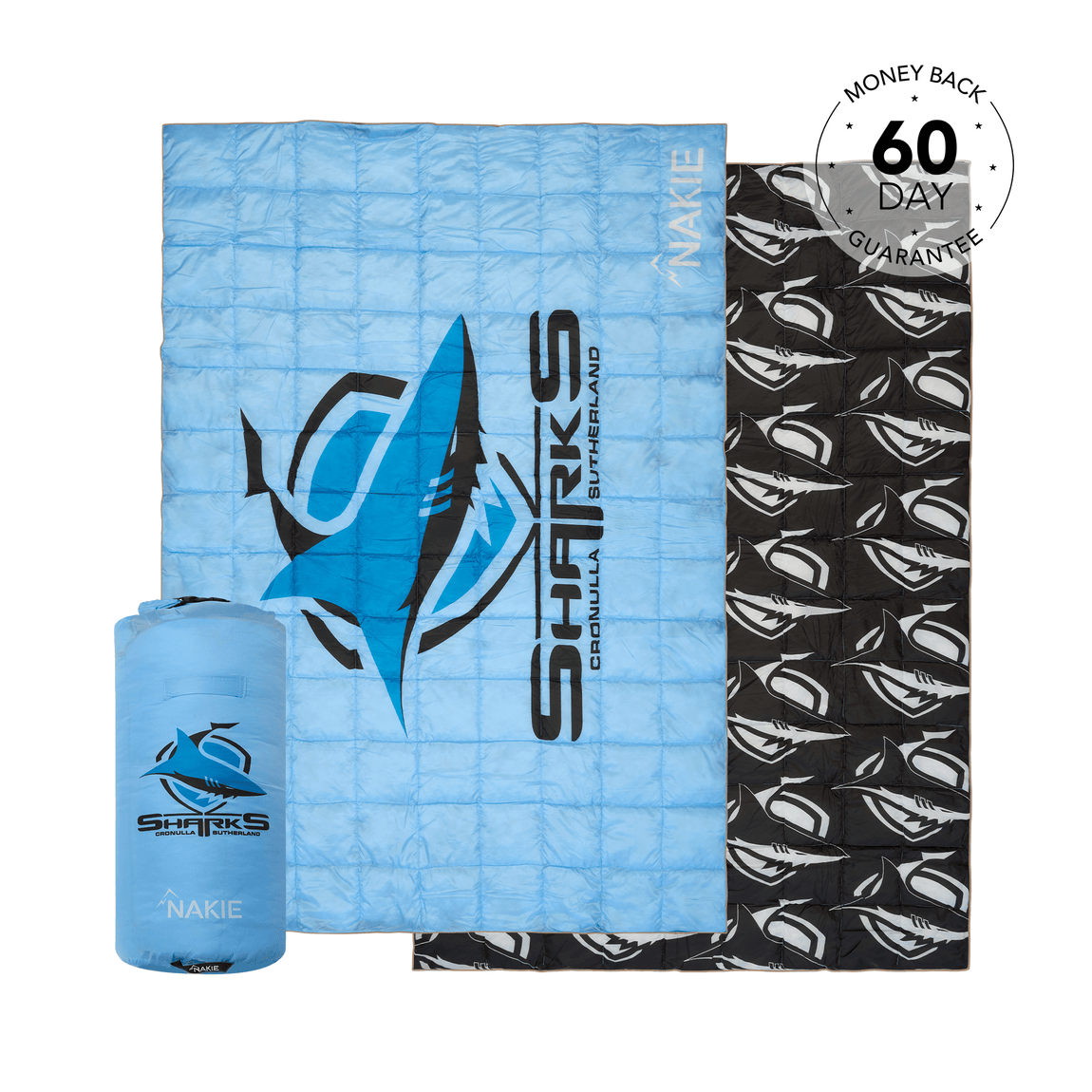 Sharks - NRL Sustainable Down Puffy Blanket