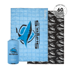 Sharks - NRL Sustainable Down Puffy Blanket preview #1