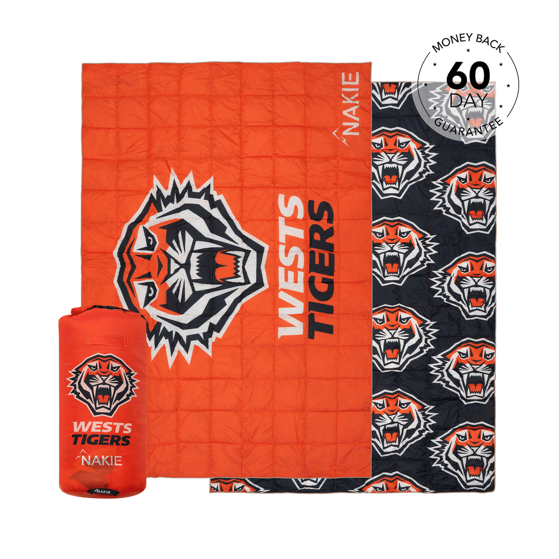 Tigers - NRL Sustainable Down Puffy Blanket