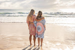 Rosy Tides - Kapuzenhandtuch, recycelt, sandfrei preview #5