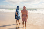 Rosy Tides - Kapuzenhandtuch, recycelt, sandfrei preview #15