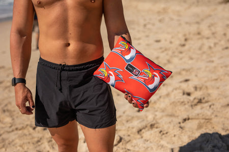 Unterwassermagie – recyceltes, sandfreies Strandtuch
