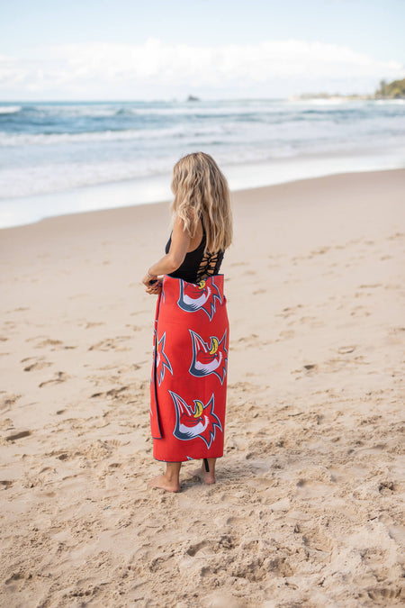 Unterwassermagie – recyceltes, sandfreies Strandtuch