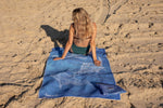 Unterwassermagie – recyceltes, sandfreies Strandtuch preview #6