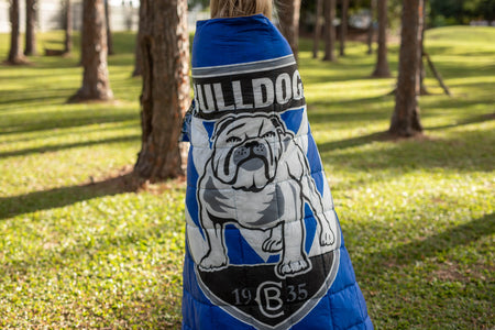 Bulldogs - NRL Sustainable Down Puffy Blanket