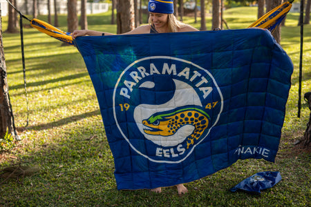 Eels - NRL Sustainable Down Puffy Blanket