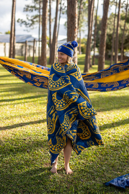 Eels - NRL Sustainable Down Puffy Blanket