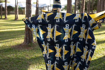 Cowboys  - NRL Sustainable Down Puffy Blanket