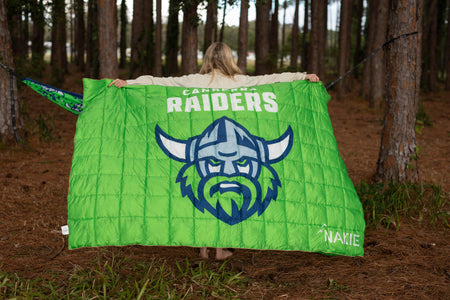 Raiders - NRL Sustainable Down Puffy Blanket