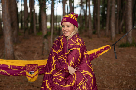 Broncos - NRL Sustainable Down Puffy Blanket