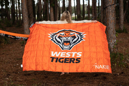 Tigers - NRL Sustainable Down Puffy Blanket