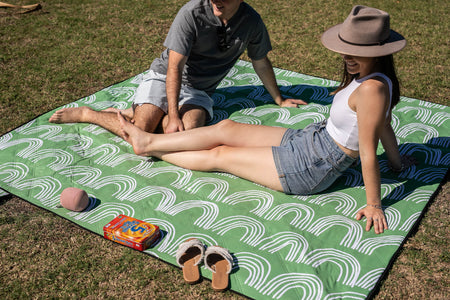 Happy Days - Recycelte Picknickdecke
