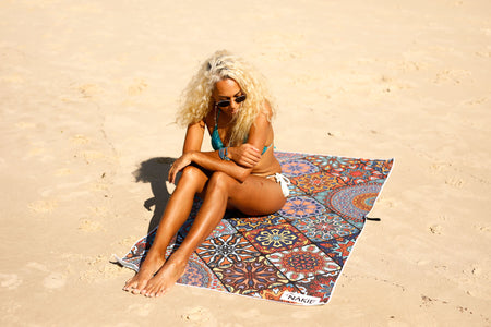Holiday Dreams - Recyceltes, sandfreies Strandtuch