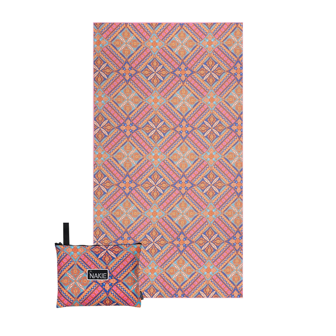 Rosy Tides - Recycled Sand Free Beach Towel