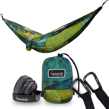 Mulberry Purple - Recycelte Hängematte mit Riemen