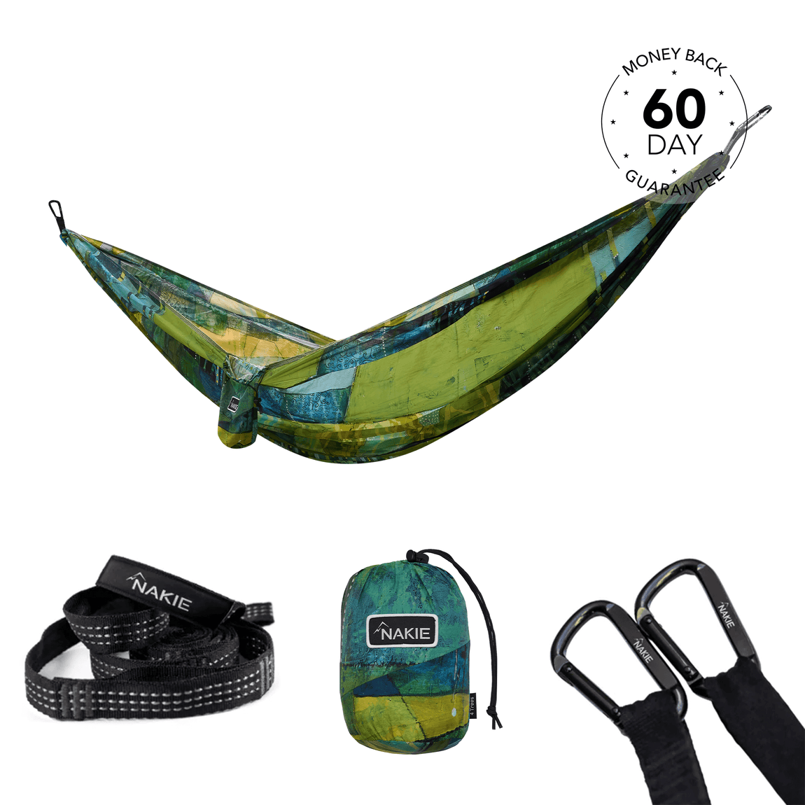 Mulberry Purple - Recycelte Hängematte mit Riemen