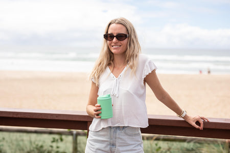 Mint Green - Cooler & Coffee Cup
