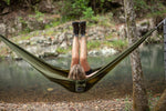 Ultra Light Olive - Recycled Hammock with Straps preview #9