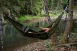 Ultra Light Olive - Recycled Hammock with Straps preview #4