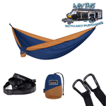 River Blue - Recycled Hammock with Straps preview #1