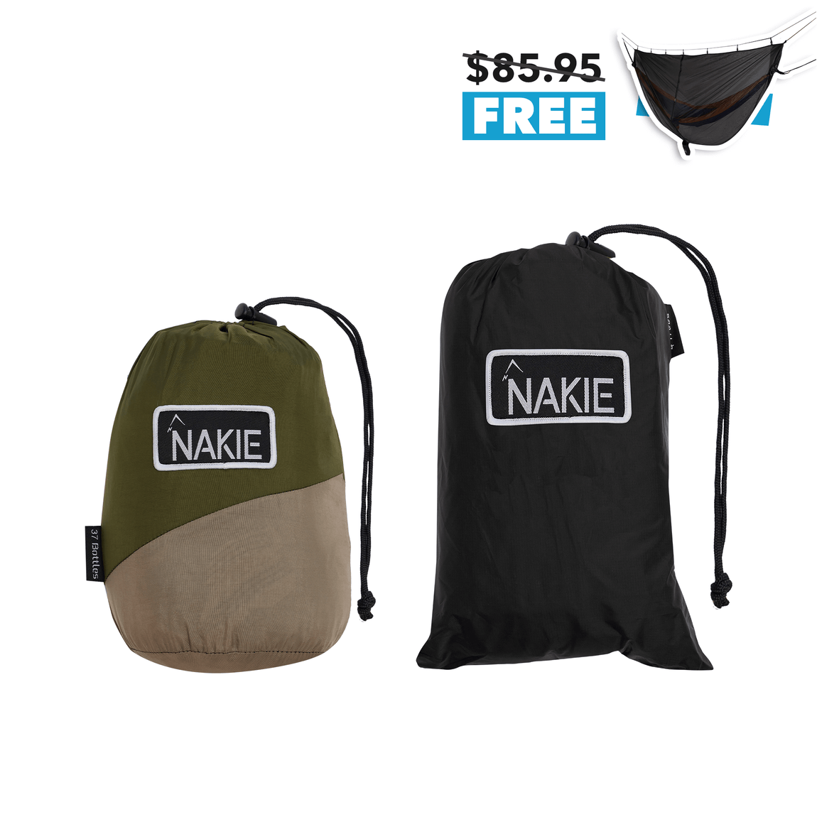 Kombination aus recycelter Hängematte und Plane