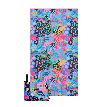 Kasey Rainbow – recyceltes, sandfreies Strandtuch