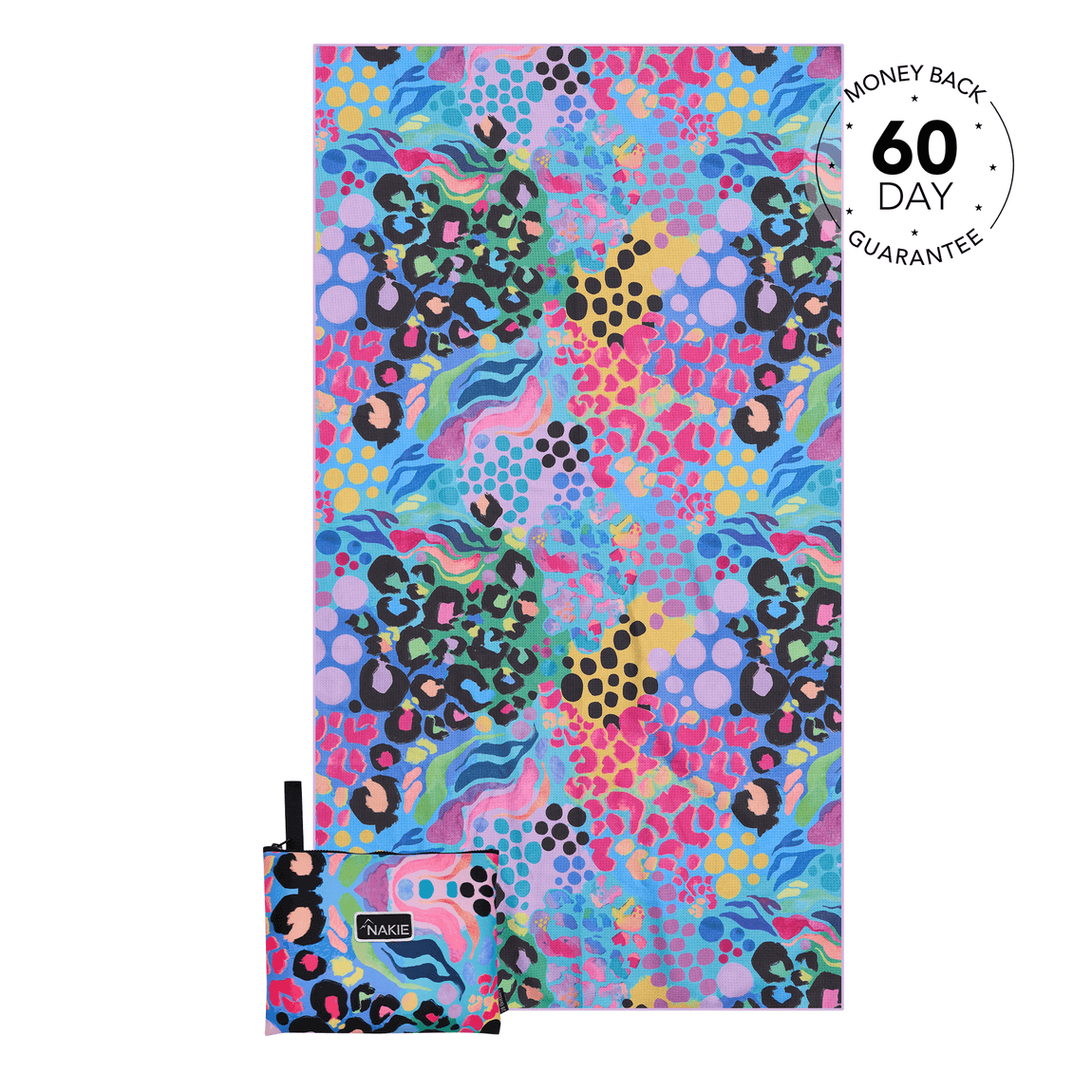 Kasey Rainbow – recyceltes, sandfreies Strandtuch