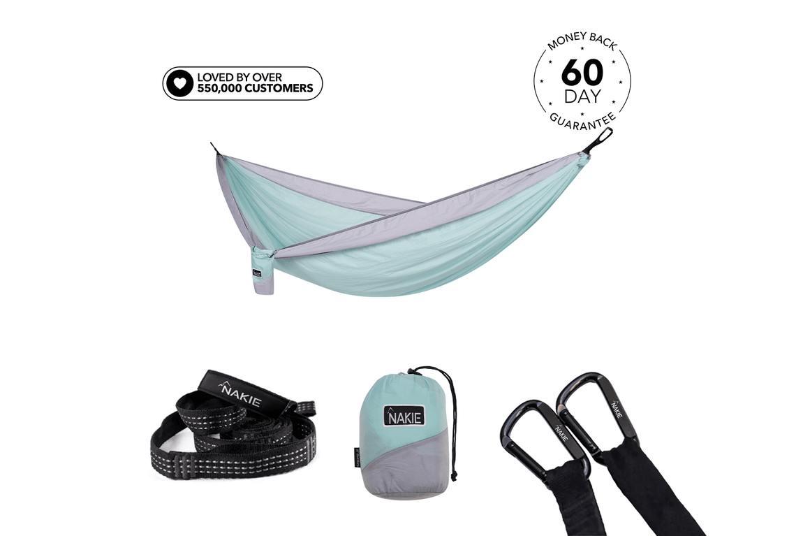 Twilight Blue Hammock - Doppelhängematte mit Gurten