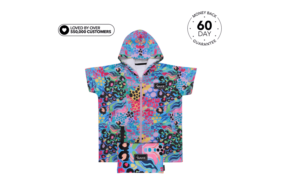 Kasey Rainbow - Kids Hooded Towel Recycled Sand Free