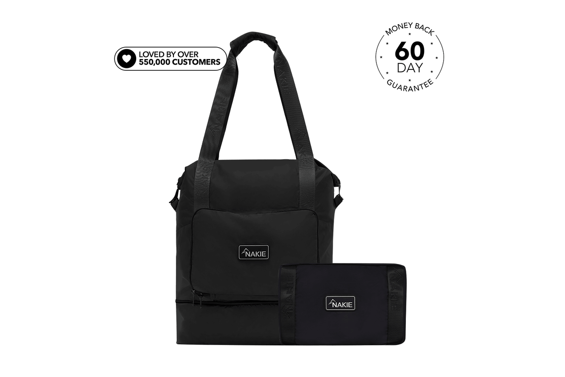 Midnight Black - Recycled Tote Bag