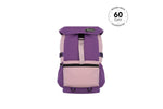Mulberry Purple - Recycled Travel Backpack preview #1