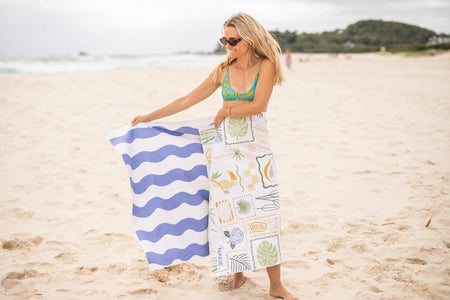 Toucan Bay - Recycled Sand Free Beach Towel