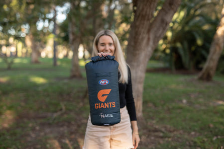 GWS Giants - AFL Sustainable Down Puffy Blanket