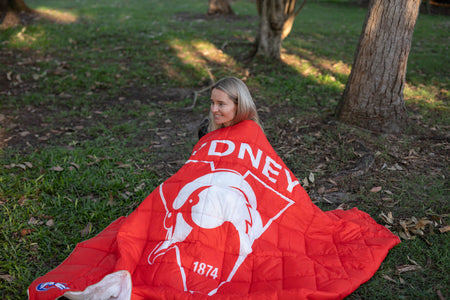 Sydney Swans - AFL Sustainable Down Puffy Blanket