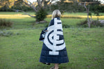 Carlton Blues - AFL Sustainable Down Puffy Blanket preview #7