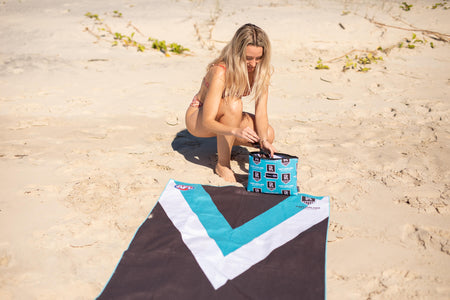 Unterwassermagie – recyceltes, sandfreies Strandtuch