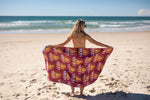 Magie sous-marine - Serviette de plage recyclée sans sable preview #7