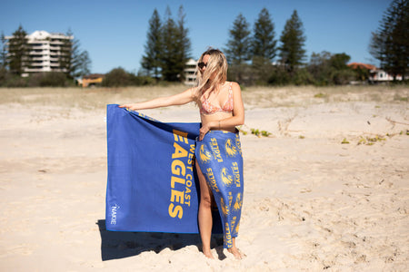 Unterwassermagie – recyceltes, sandfreies Strandtuch