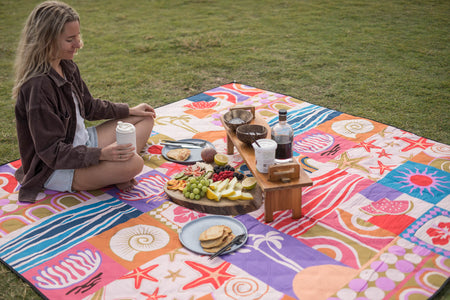 Kasey Rainbow – Recycelte Picknickdecke