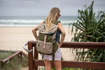 Olive Green - Recycled Travel Backpack preview #6