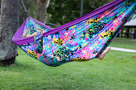 Kasey Rainbow - Recycled Hammock with Straps