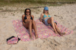 XL Rosy Tides - Recyceltes, sandfreies Strandtuch, doppelt preview #12