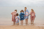 Rosy Tides - Kapuzenhandtuch, recycelt, sandfrei preview #6