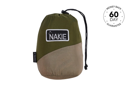 Vert olive - Hamac recyclé avec sangles