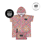 Rosy Tides - Kapuzenhandtuch, recycelt, sandfrei preview #1